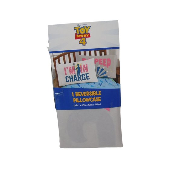 Disney Pixar Toy Story 4 Bo Peep Reversible Standard 20 x 30 Pillowcase - Picture 2 of 3